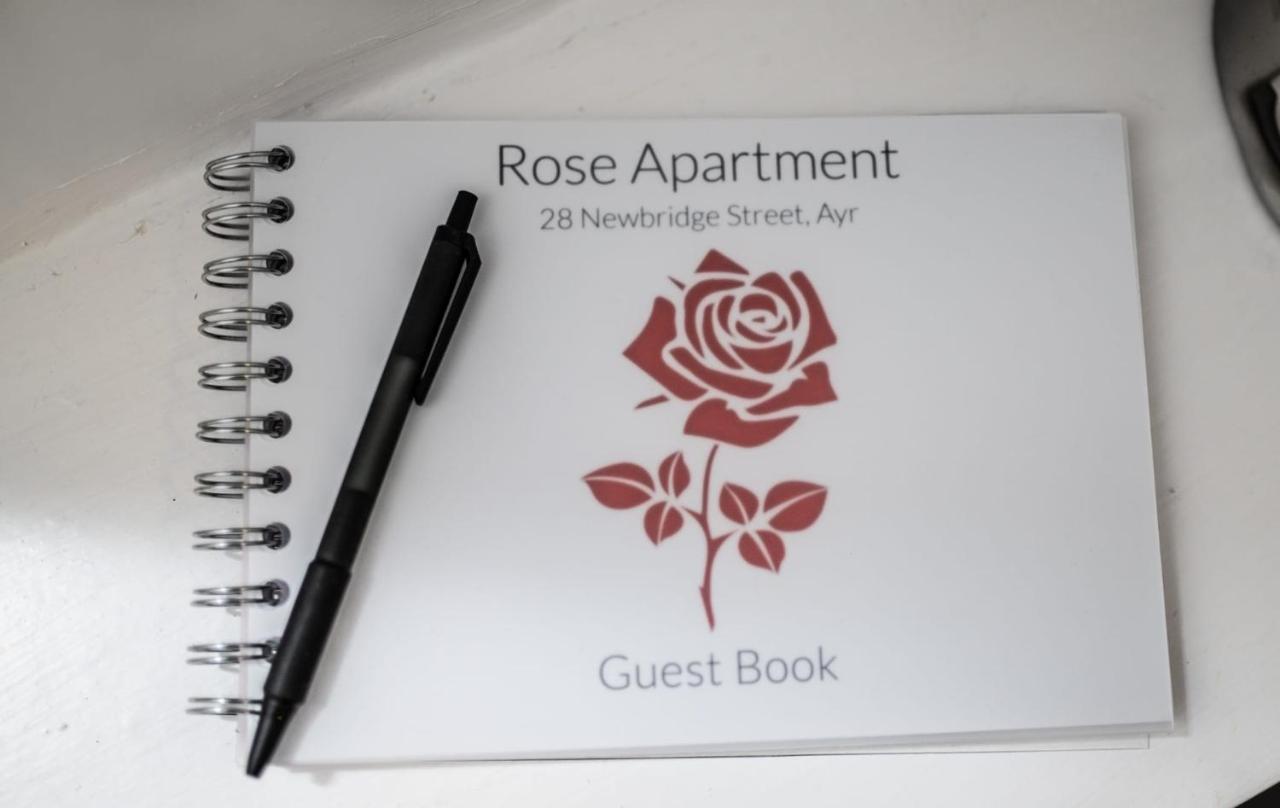 Rose Apartment 2-Bed Town Centre Apartment In Ayr Kültér fotó